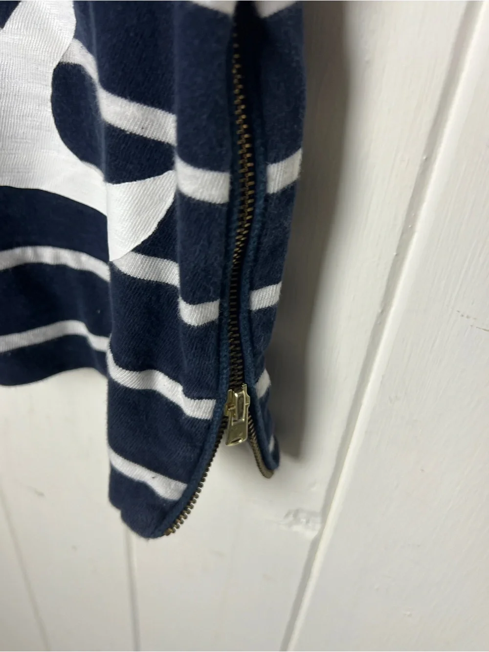 J. Crew Striped Nautical Anchor Dress